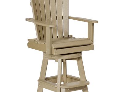 #328B Balcony Swivel Chair Bar Standard 27"D x 26"W x 49"H