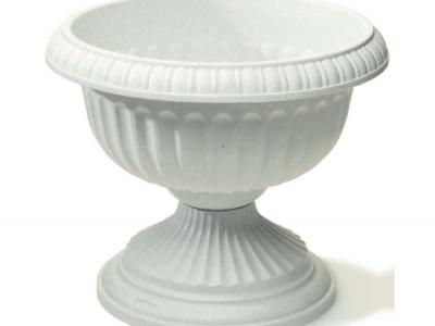 Grecian Urn White 12"