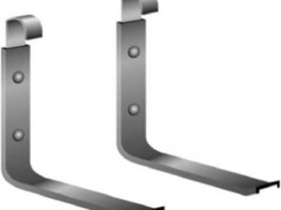 Aluminum Wall Mount Brackets Black