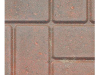 Brick Pattern Paver Red Range 20"x20"
