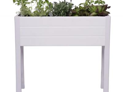 Elevated Garden Box White 35.5"x15"x32"
