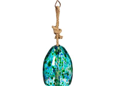 Art Glass Turquois Bell Chime