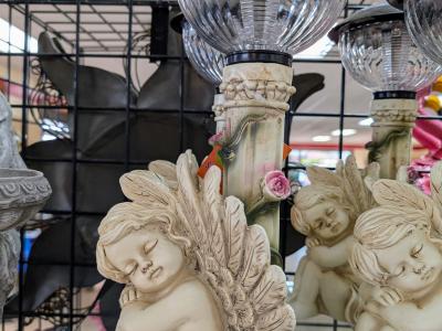 Sleeping Cherub Statue