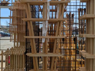 #6 Tapered Trellis 23"W x 71"H