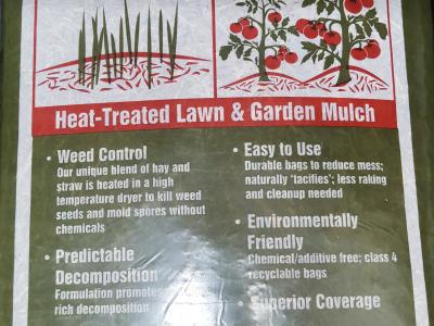 Grass Seeding Straw Mulch