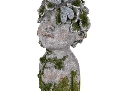 Faux Moss Fairy Statuary, Large