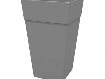 25" Tall Finley Square Cement