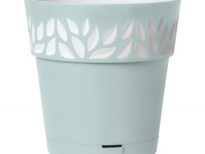 7.5" LEAF SKY BLUE/WHITE