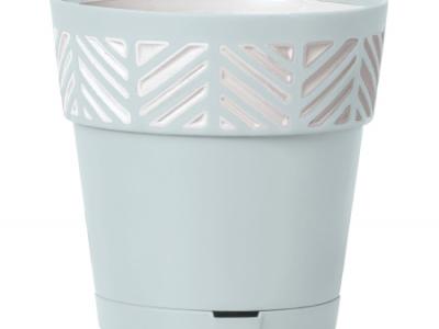 5.9" MOSAIC SKY BLUE/WHITE