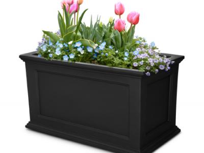 Fairfield Planter Black 20"x36"
