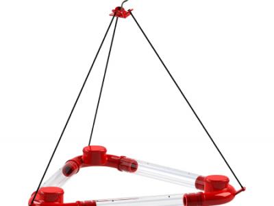 Plastic Dinner Bell Hummingbird Feeder